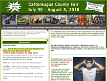 Tablet Screenshot of cattarauguscofair.com